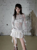 Lace Veil Top