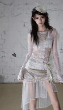 Lace Veil Top