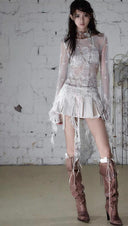 Lace Veil Top
