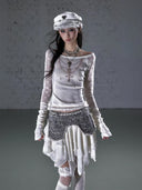 Winged Cross Top