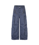 French Blue Cargo Pants
