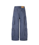 French Blue Cargo Pants