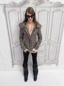 Diagonal Quilt Puffer