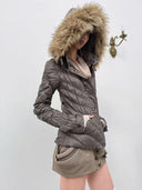 Diagonal Quilt Puffer