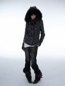 Diagonal Quilt Puffer