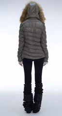 Diagonal Quilt Puffer
