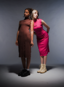 Byunli Pink / Brown Dress image 0