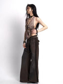 Relaxed-fit Wide-leg Sweatpants image 9