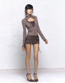 Mock Two-Piece Neckline Top image 9