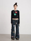 Stamp Denim Trousers image 2