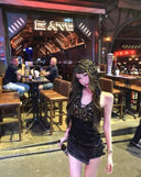 Sequins Patchwork Hooded Vest image 9