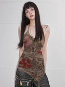 Halter Neck Printed Camisole image 0