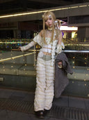 White Bandage Halter Top image 7