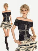 Silver Cross Coven Tee image 0