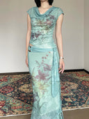 Floral Print Mermaid Skirt image 2