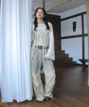 Net Lace Crop Chest Top image 8