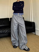 Curved-Hem Relaxed Pants image 4