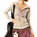 Five-pointed Star Print Hoodie image 5