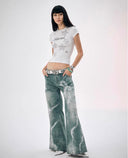 Bow-print Wide-leg Pants image 6