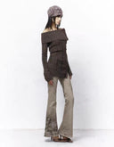 Café Au Lait Off-Shoulder image 13