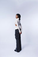 Flared cargo pants image 9