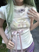 Bow Short-Sleeve T-shirt image 4