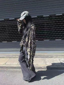 Camouflage Star-Print Hooded Cardigan image 6