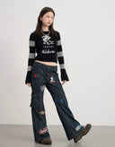 Stamp Denim Trousers image 5