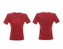 Embroidered Rivet Pattern Cotton T-shirt image 5
