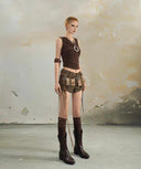 V-Neck Buckle-Detail Tank Top image 10