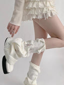 Subculture knitting pair piles of leg covers image 2