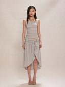 Rhinestone Knitted Halter Set image 0