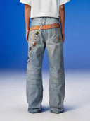 Aura Pearl Chain Jeans image 10