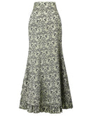 Jacquard High-Waisted Mermaid Skirt image 13