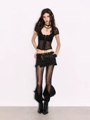 Studded Edge Halter Bra Top image 12