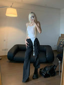 Micro Flare Design Work Pants image 3