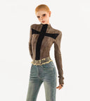 Grand Cross Patchwork Long-sleeve T-shirts image 9