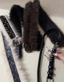 Fur Patchwork Belt image 9