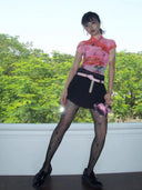Star Over Knee Fishing Net Socks image 4