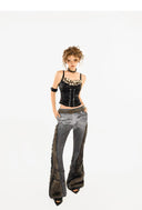 Embossed Peach Skin Fabric Top image 13