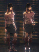 Metal Rhinestone Printed Top image 2