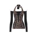 Leopard-print Halterneck Top image 5