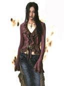 Victorian Grunge Ruffle Blouse image 0