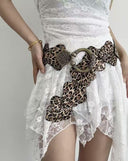 Foliage Clasp Leopard Belt image 0