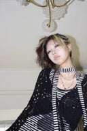 Dume Cotton Open-Knit Wrap image 5
