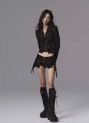 Victorian Gothic Corset Shirt image 12