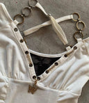 V-neck fitted T-shirt image 5