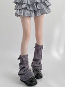 Subculture knitting pair piles of leg covers image 9