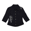 Printed Open-back Shirt image 8