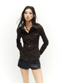 Retro Sketch Brown Shirt image 0